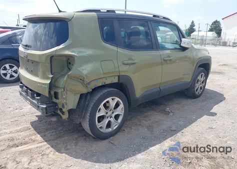 2015 Jeep Renegade Limited from USA, damaged, VIN ZACCJBDT1FPB91585
